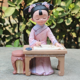 🎀BỘ TƯỢNG 4 THIẾU NỮ CẦM KỲ THI HỌA🎀