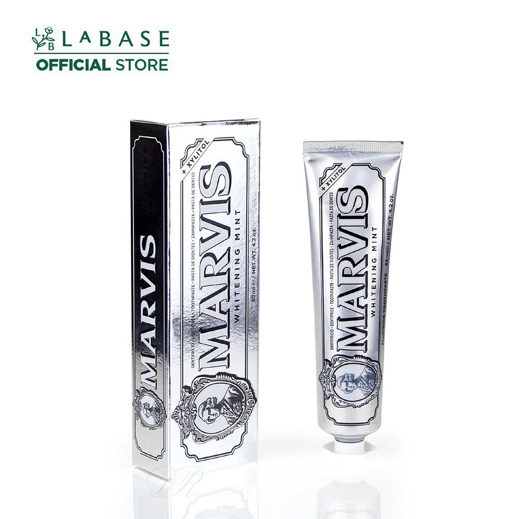 Kem đánh răng Marvis Whitening Mint Tuýp 85ml