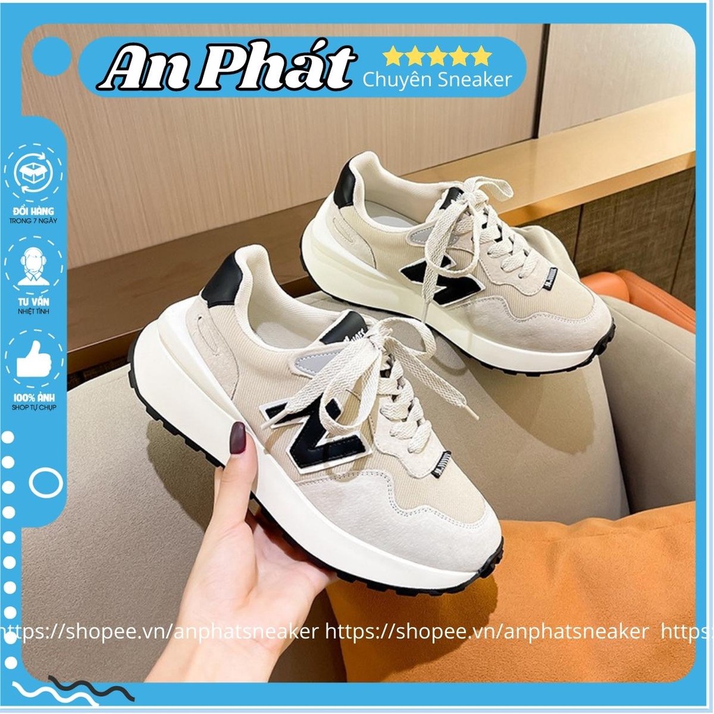 Giày sneaker nữ chữ N hàng trung cao cấp, Giày thể thao nữ Newbalance cực êm dễ phối đồ full box bill