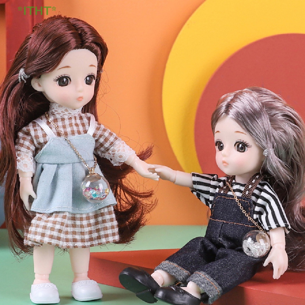 Đầm Đồ Chơi Búp Bê Ob11 1 / 12 16-18cm Mới