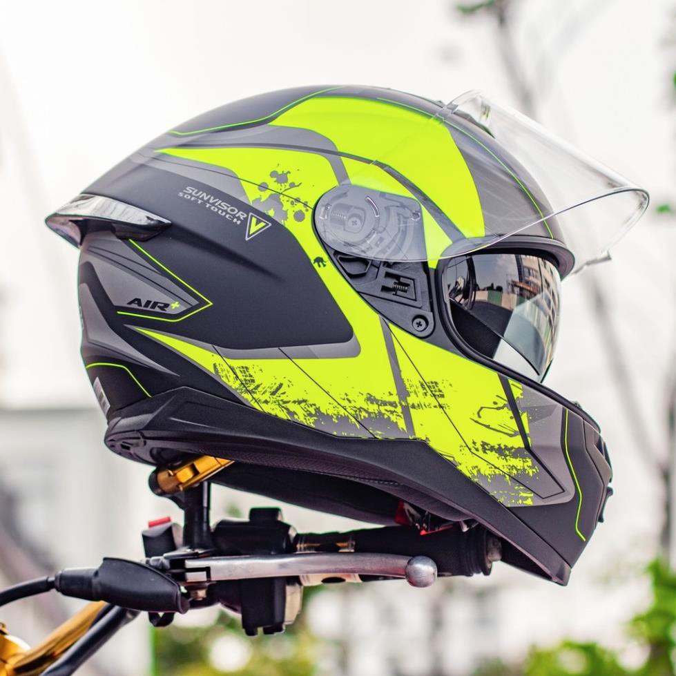 MŨ BẢO HIỂM FULLFACE YOHE 967 PLUS HAI KÍNH - HIFA.vn