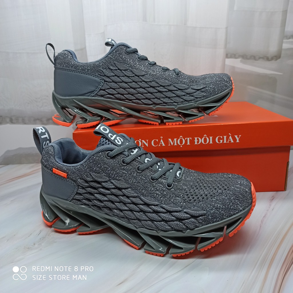 Giày Thể Thao Vảy Rồng Đế Bánh Răng 2 lớp Độc Lạ Hottrend 2020 Mã VRM-05