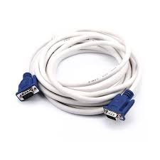 Dây cáp vga trắng đen 1,5m-3m-5m [phát ngẫu nhiên}