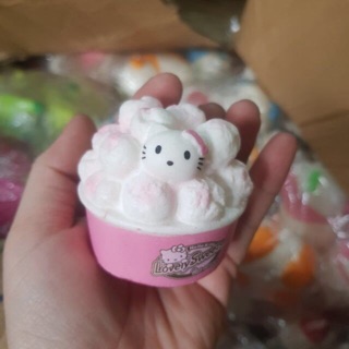 Squishy bánh kem kitty