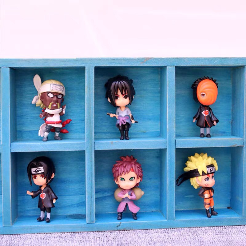 🔥Rẻ Nhất Shopee🔥 Bộ 6 em Mô Hình Nhân Vật Chibi NARUTO Siêu Đẹp- mô hình chibi Naruto