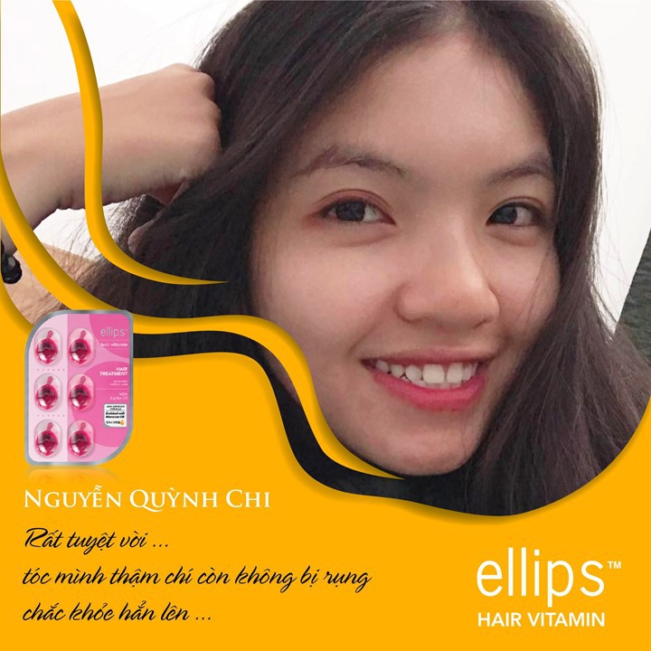 Ellips Hair Treatment Serum Dưỡng Tóc Phục hồi tóc hư tổn - Vỉ 6 viên