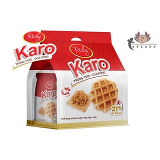 Bánh Trứng Tươi Chà Bông Karo - Bịch 6 gói