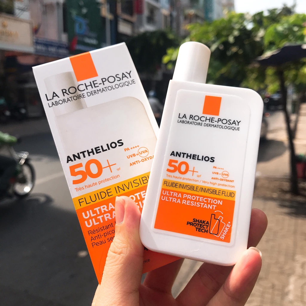 Kem chống nắng dạng sữa La Roche-Posay Anthelios Invisible Fluid SPF 50+ 50ml[Chính Hãng]