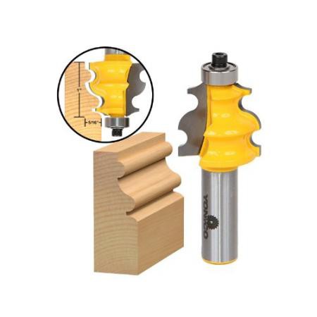 Mũi soi gỗ, mũi phay gỗ đánh chỉ khung tranh K06, cốt 12.7mm