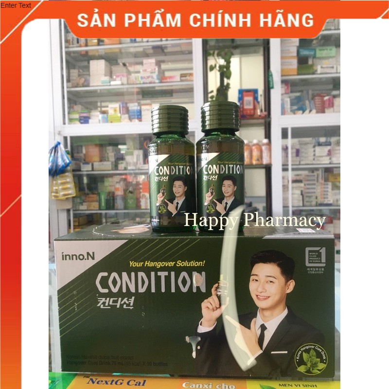 Nước uống giải rượu Hàn Quốc Condition