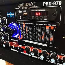BÁN CHẠY--Amply 12 sò Nhật, Ampli Bluetooth karaoke nghe nhạc gia đình CALY.D&Y PRO-979