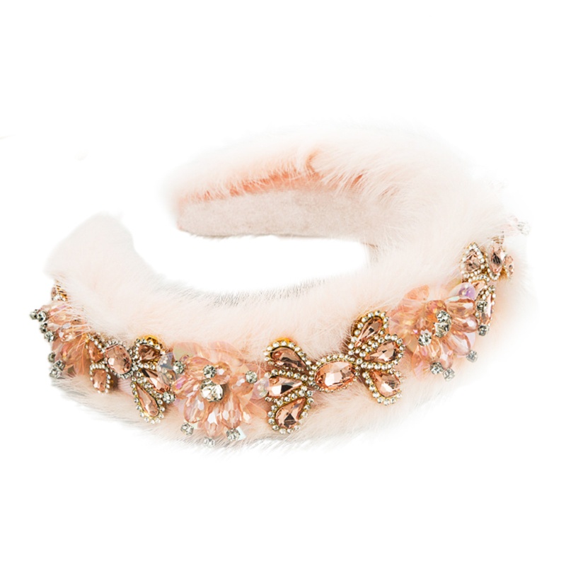 Băng Đô Cài Tóc Đính Pha Lê Nhân Tạo Phong Cách Baroque Banda