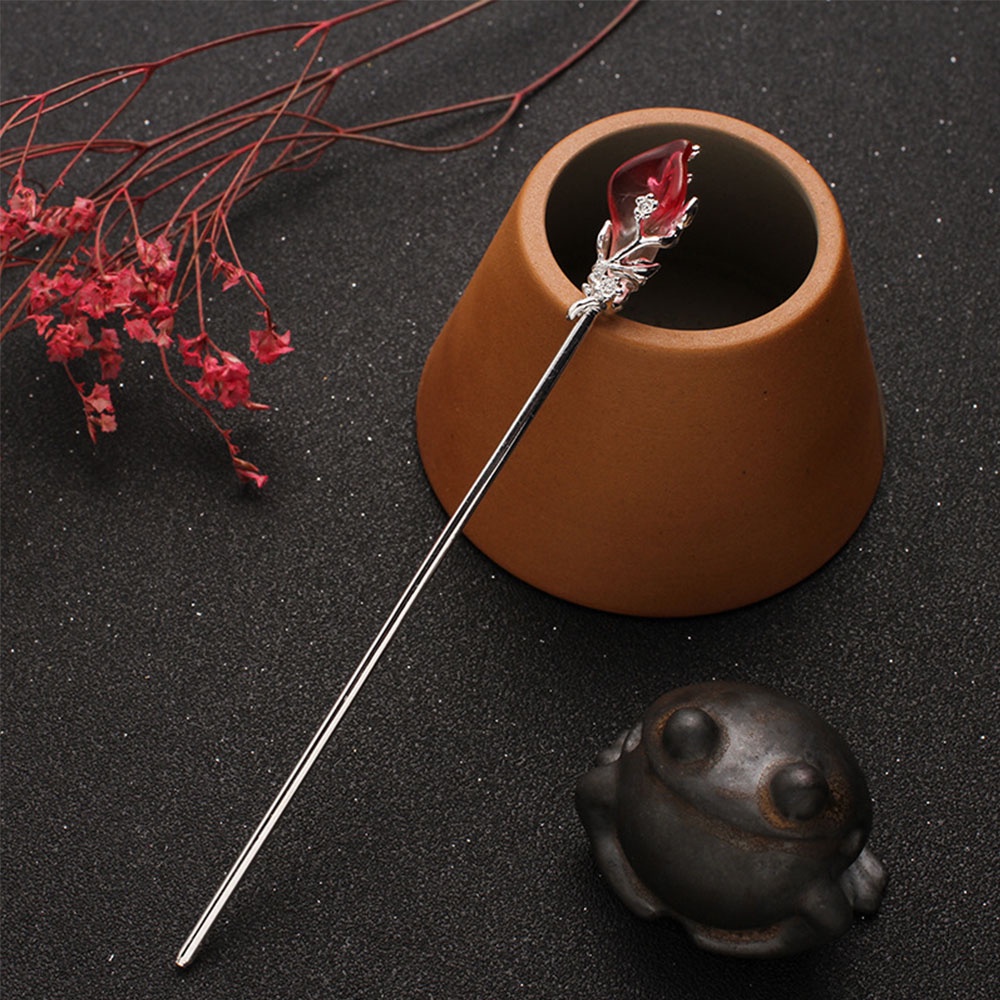 Trâm cài tóc bằng kim loại phong cách cổ điển cho nữ