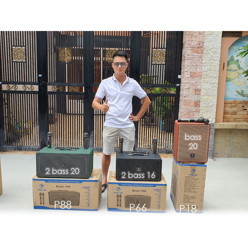 Loa Kéo Xách Tay POL.Z P88 Loa Du Lịch Xách Tay Karaoke Hay Nhỏ Gọn. Một Chiếc Loa Dành Riêng Cho Những Chuyến Đi Xa