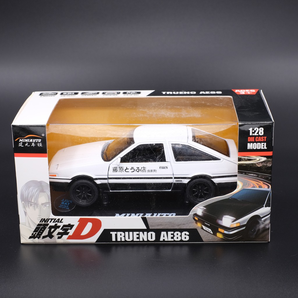 Ban Đầu D TOYOTA TOYOTA AE86 Xe Thể Thao Hợp Kim Xe Ô Tô Mẫu 1: 28 Kéo Lại Âm Thanh Ánh Sáng Mở Cửa Bé Trai Trẻ Em Đồ Chơi Hợp Kim Trang Trí Ô Tô Bộ Sưu Tập Quà Tặng Đồ Trang Trí