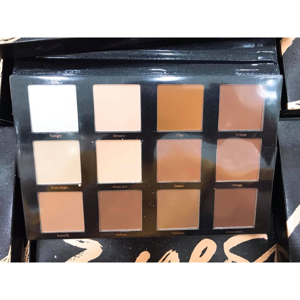 BẢNG TẠO KHỐI CHUYÊN NGHIỆP 12 Ô VACOSI PRO STUDIO CONTOUR PALETTE (HIGHLIGHT & SHADING) - 12HS