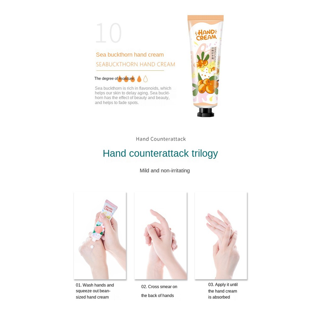 Kem Dưỡng Da Tay 30g Hương Trái Cây Chống Đóng Băng Chống Khô Da Có Hương Thơm Thực Vật Thông Dụng Cho Nam Và Nữ