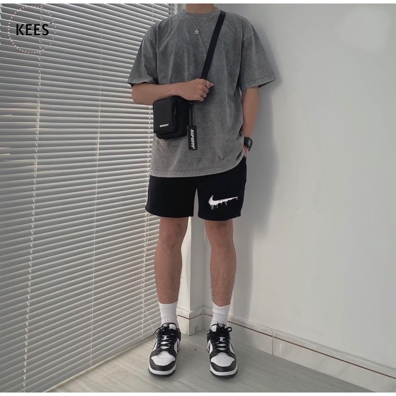 Quần Short Nike Custom Chất Cotton Da Cá - Hàng Tốt