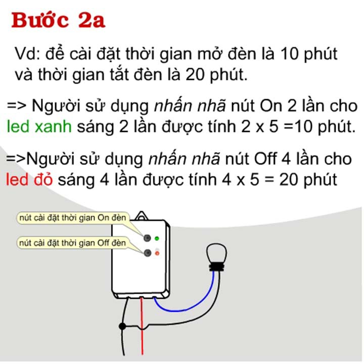 Công tắc hẹn giờ bật tắt luân phiên TM3C cao cấp