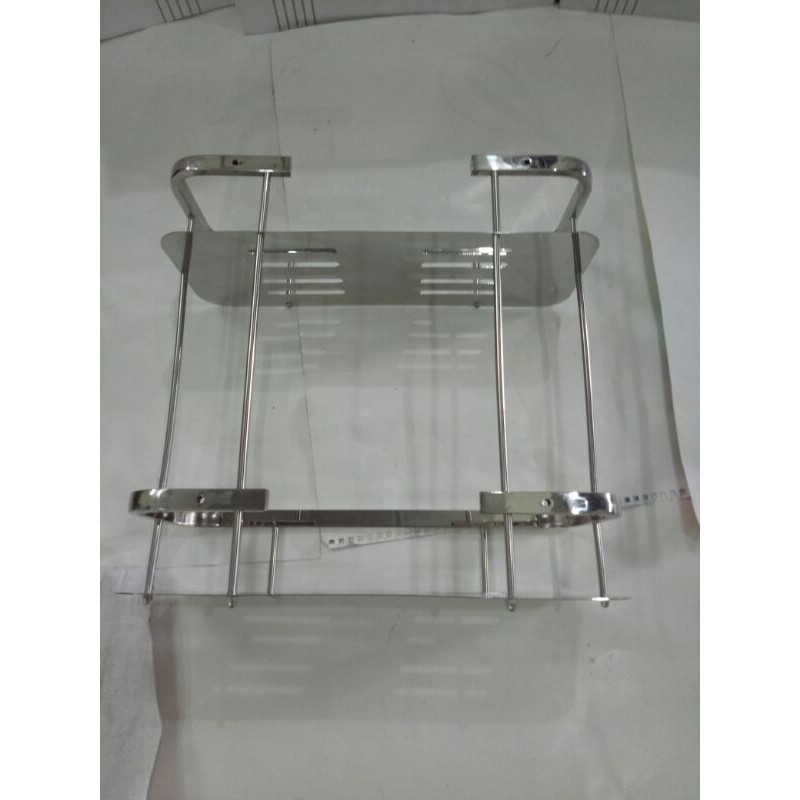 kệ để gia vị dầu gội đầu hình chữ nhật nhà tắm inox 304 cao cấp