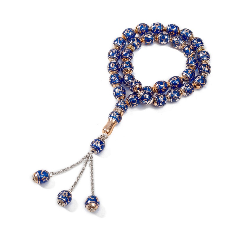 Vòng Tay Chuỗi Hạt Pha Lê 33 Hạt Phong Cách Hồi Giáo