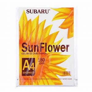 Giấy bìa màu A4 Sunflower