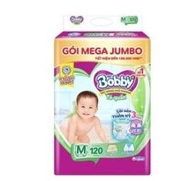 Tã quần bobby gói Mega Jumbo M124/L108/XL96/XXL88/M120/L104