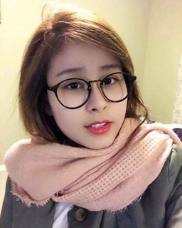 Gọng kính tròn kute