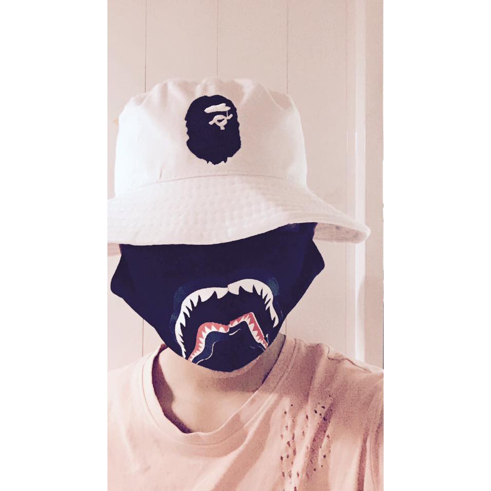 Khẩu trang Bape Shark Cá Mập - A Bathing Ape Mask | BigBuy360 - bigbuy360.vn