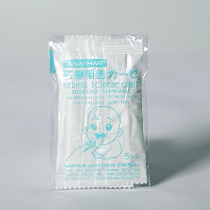 Gạc Rơ Lưỡi Trẻ Em Tiệt Trùng - Tiêu Chuẩn Xuất Nhật, An Toàn, Sạch Sẽ, Tiện Dụng Cho Mẹ - Kingler 7040