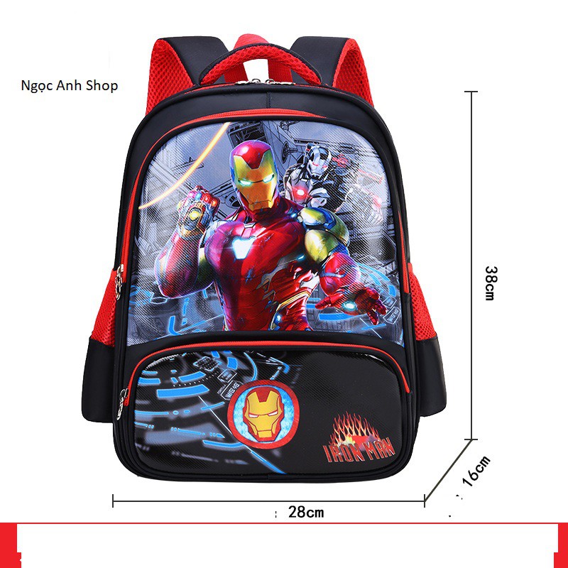 Balo đi học cho bé trai tiểu học siêu nhân nhện,cặp sách cho bé  lớp 1- 5 * bảo hành 12 tháng