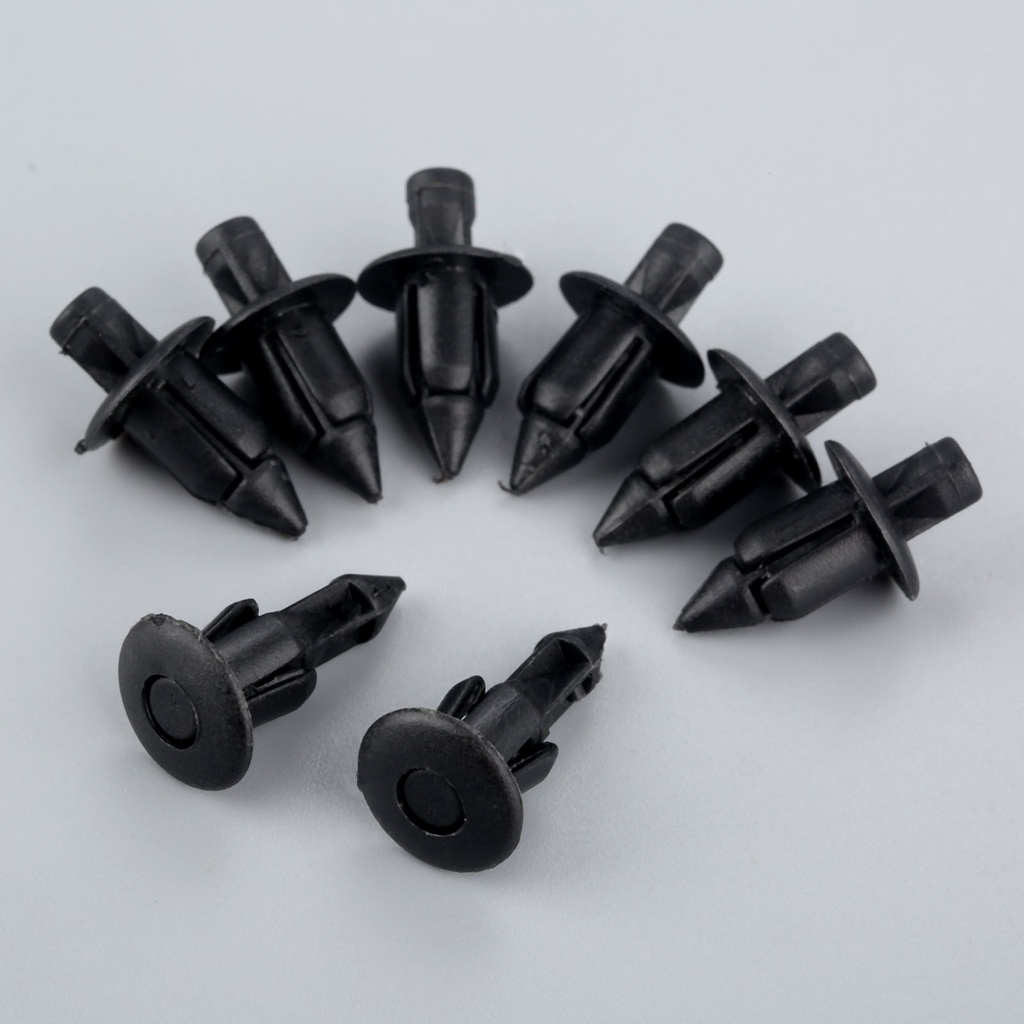 FENDER Set 50 Đinh Tán Nhựa 6 / 8mm Chuyên Dụng Cho Xe Hơi