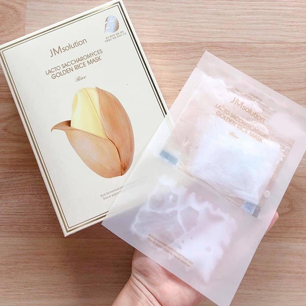 Mặt nạ Hàn Quốc Tinh Chất Gạo Dưỡng Sáng Da Cấp Ẩm JM Solution Lacto Saccharomyces Golden Rice Mask