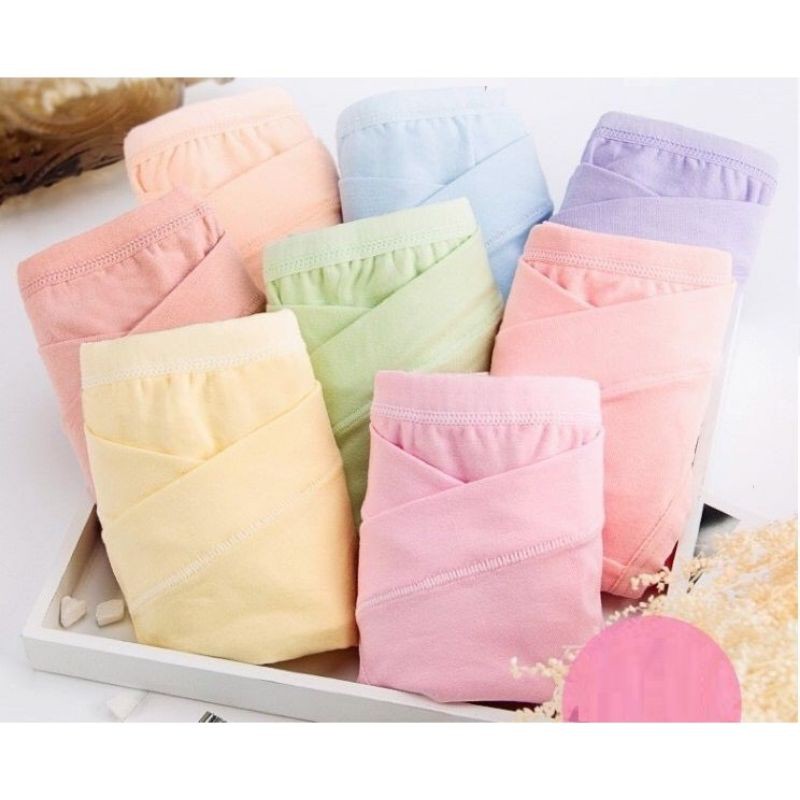 Quần lót bầu và sau sinh cạp chéo cotton thấm hút mồ hôi cực tốt (size 55-80kg)