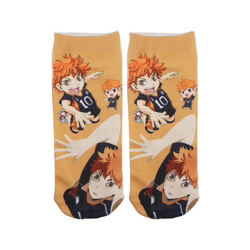 Cyd haikyuu! Vớ Miệng Nông In Hình anime Nhật Bản Cá Tính Bốn Mùa Cho unisex
