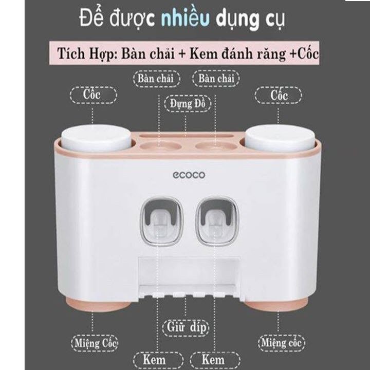 [FREESHIP] Dụng Cụ Lấy Kem Đánh Răng Cao cấp ECOCO - Kèm Cốc