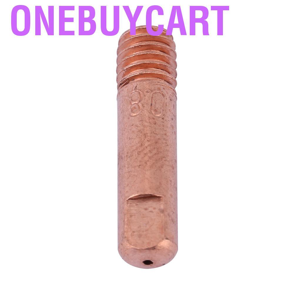 Onebuycart MIG Welding Gun Accessory Kit  5PCS Nozzles Contact Tips 2PCS Gas and 4PCS Tip Holders