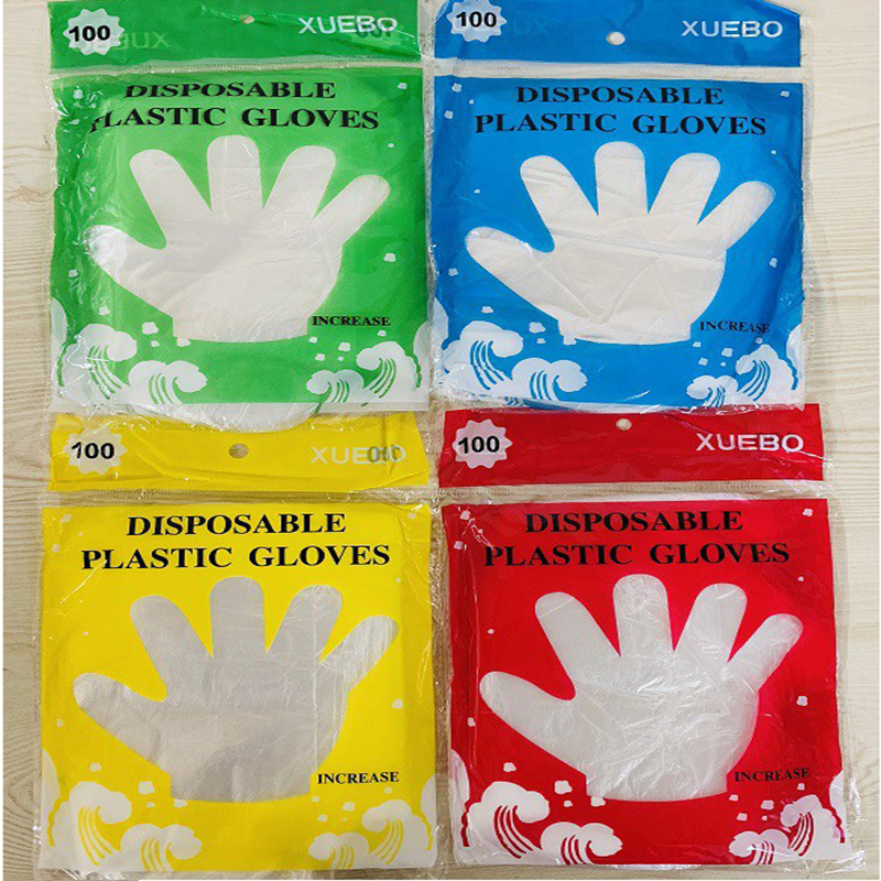 Set 100 găng tay bằng nhựa sử dụng một lần lành tính đa năng thích hợp đeo khi chế biến đồ ăn