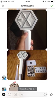 LIGHTSTICK EXO ĐÈN CỔ VŨ EXO (ảnh thật - có sẵn)
