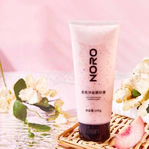 Tẩy da chết, tế bào chết body NORO toàn thân chiết xuất trái cây Soft Brightening Shower Scrub 200g NTTBC1