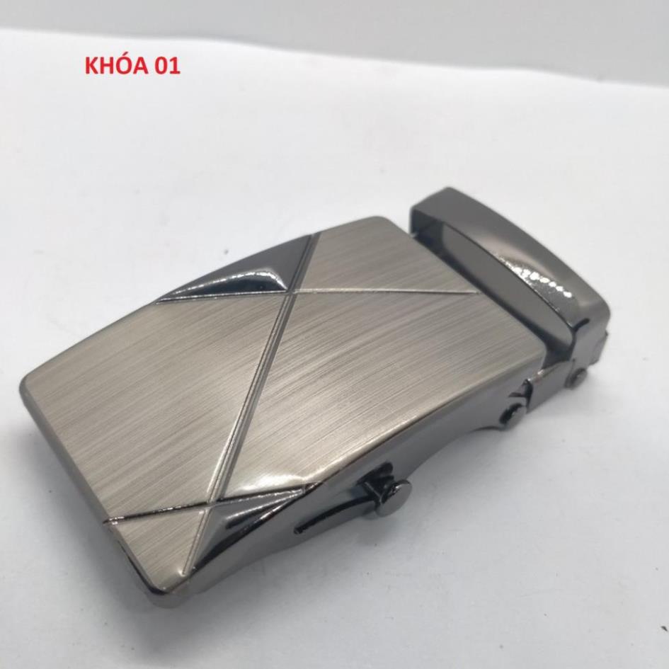 Mặt Khóa Thắt Lưng Nam - Mặt Lăn Bằng Hợp Kim Chống Gỉ Màu Xám Đen Cho Thắt Lưng < 3.7mm