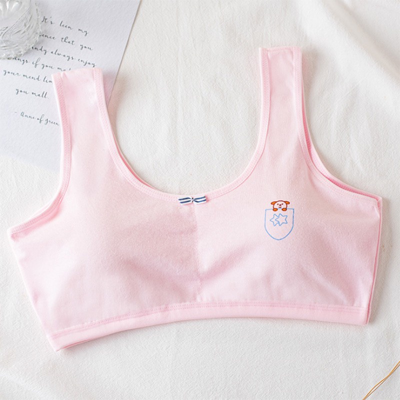 Áo Bra Cho Học Sinh Chất Cotton Có Size