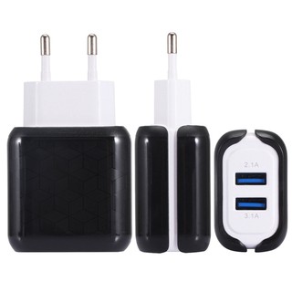 Củ sạc 3.1A 2 cổng USB cho iPhone Samsung EU