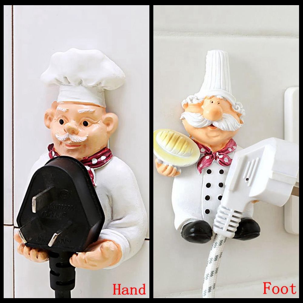 Home Fashion Strong Kitchen Sticky Socket Storage Rack Hook