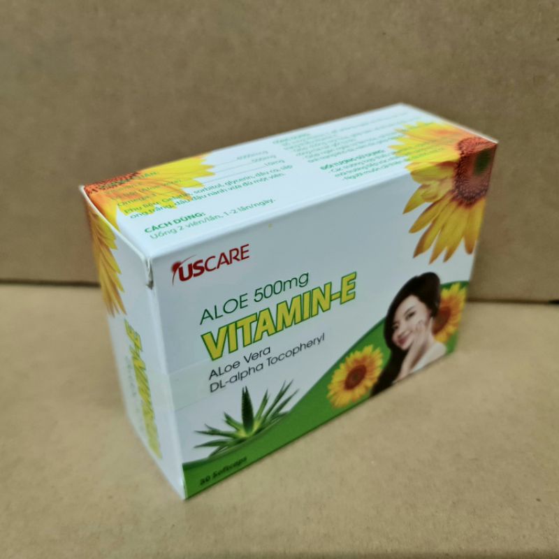 Bổ sung vitamin E giúp da căng mịn sáng đẹp hộp 30 viên chính hãng | Thế Giới Skin Care