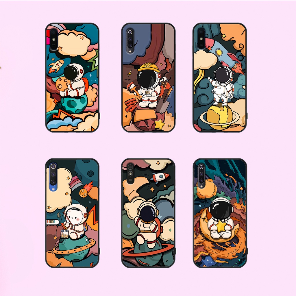 Ốp Redmi 9A - Xiaomi Mi 9 - Mi 9 SE in hình phi hành gia, vũ trụ ngân hà . ốp xiaomi redmi rẻ bền đẹp.