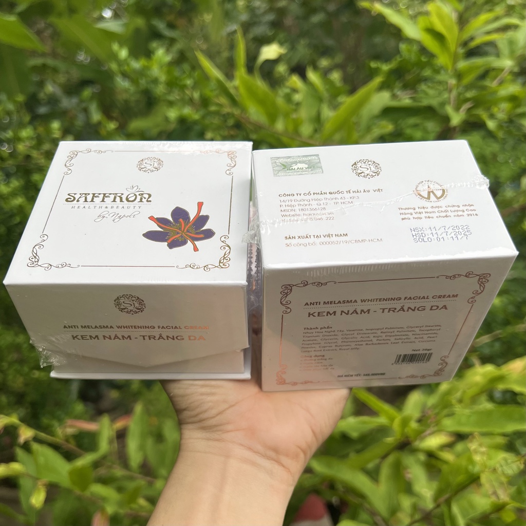 Kem Face SAFFRON Lớn 20g