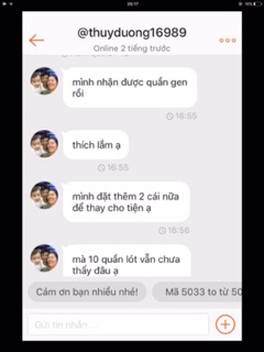 Quần gen bụng cài 3 nấc