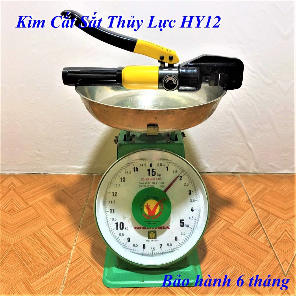 Kìm Cắt Sắt Thủy Lực HY12 - Chuyên Dụng Cắt Sắt, Thép Dạng Khối - Bảo Hành 6 Tháng