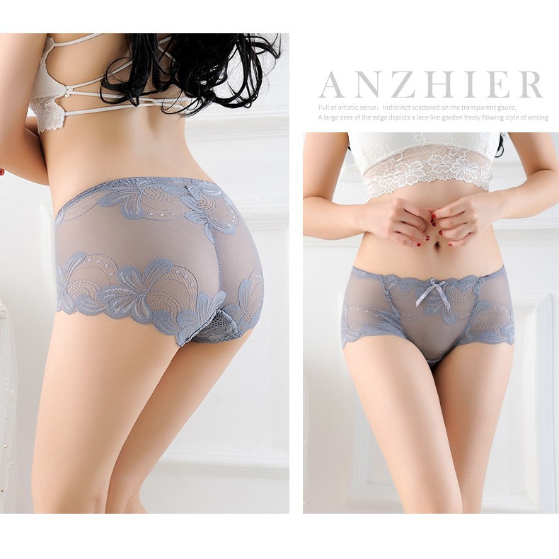 Quần lót nữ ren lưới mềm mại cạp cao thoải mái thoáng khí gơi cảm-Quần lót nữ ren kháng khuẩn sexy  -FLQ64 | BigBuy360 - bigbuy360.vn
